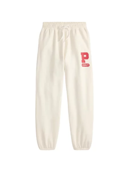 Scurt șapcă Polo Ralph Lauren cu broderie din jerseu maro