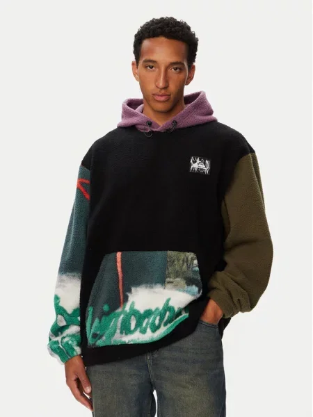 Fleece φλις φούτερ Quiksilver μαύρο