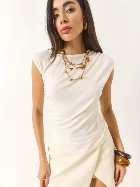 Bianco Lucci Top ecru