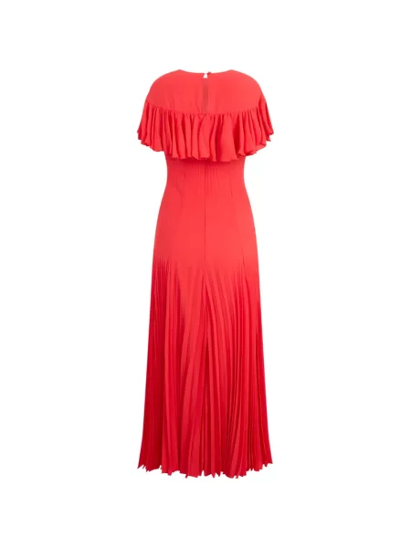 Rochie maxi Philosophy Di Lorenzo Serafini cu volane roșu