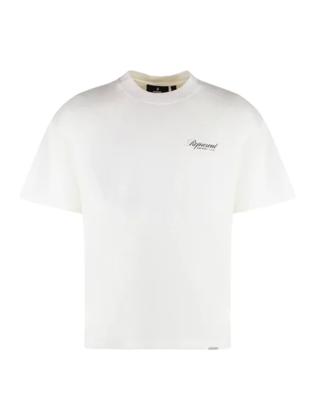 T-shirt REPRESENT Represent Owners Club Script T-Shirt Flat White S beżowa