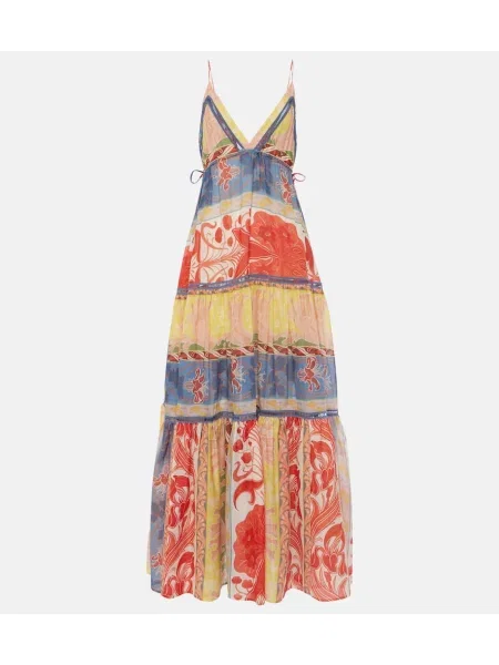 Rochie maxi Etro de mătase de costum