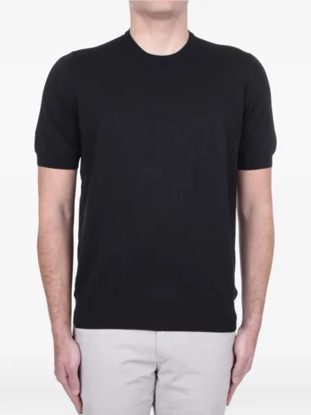 Tricou Gran Sasso tricotate negru
