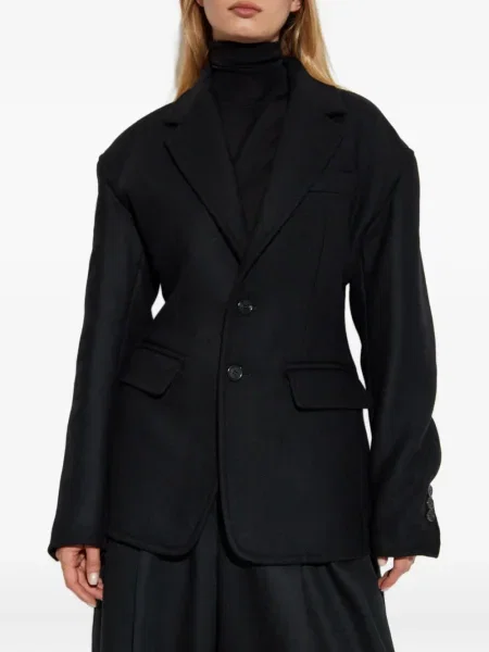 Geacă Dsquared2 de lână negru