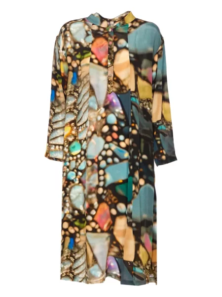 Rochie Yavi cu imagine de costum albastru