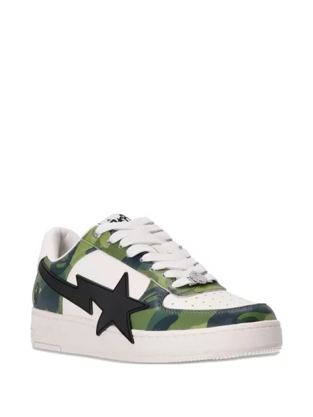 Sneakerși A Bathing Ape® cu model camuflaj verde