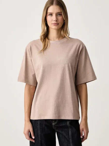 BOSS Orange tricou pentru femei din bej