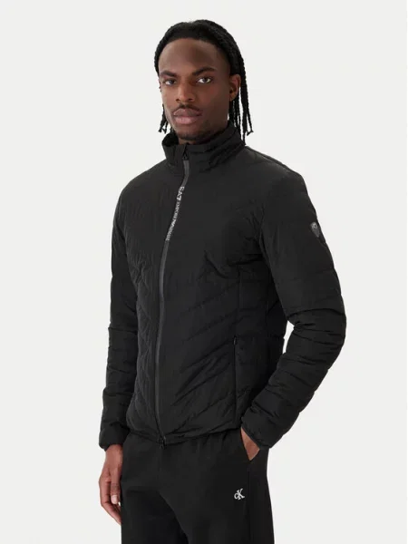 Emporio Armani Пухено яке черен