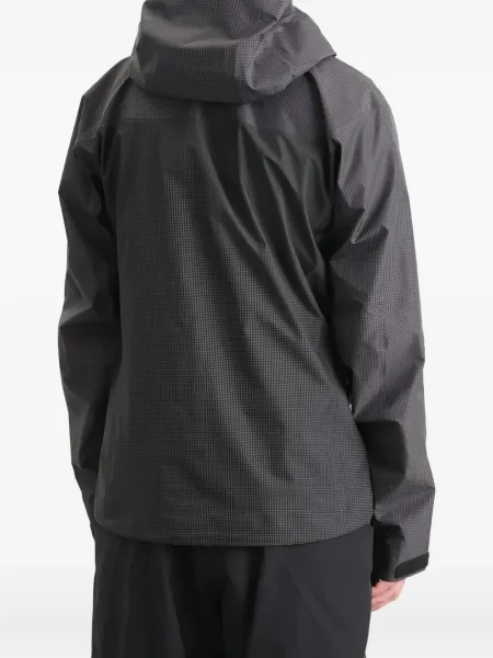 Geacă Arc'teryx cu glugă gri