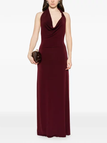 Rochie maxi Aniye By cu gât halter violet