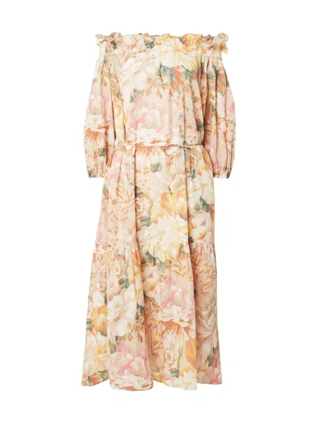 VERO MODA Rochie VMSIF nisipiu portocaliu caisă / roz verde