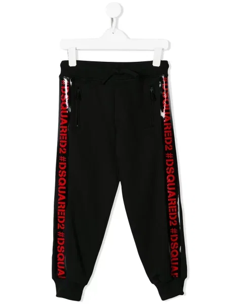 Spodnie dziecięce Dsquared2 czarne