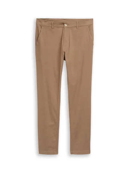 TOM TAILOR Pantaloni eleganți Travis cămilă maro