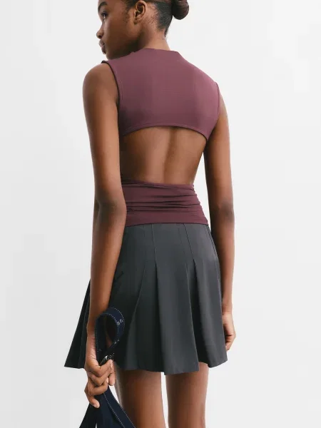Pull&Bear Top burgund