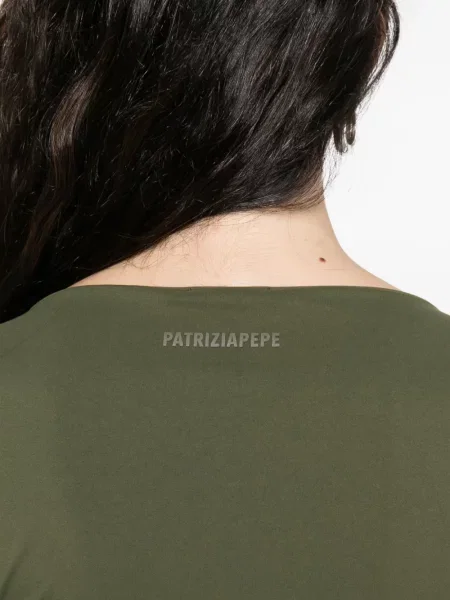 Μακρύς κοστούμι μάξι φόρεμα Patrizia Pepe πράσινο