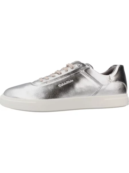 Sneakersy Calvin Klein skórzane szare