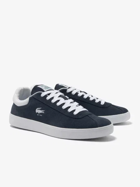 Кожаные кеды Lacoste синие