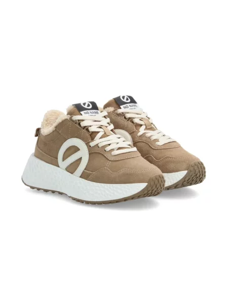 Sneakersy No Name brązowe
