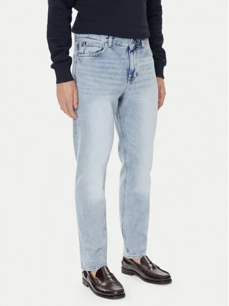 Tommy Hilfiger Blugi Denton Straight Fit albastru