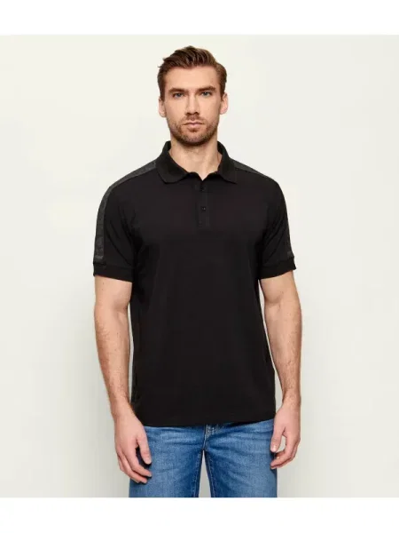 Tricou polo Karl Lagerfeld negru