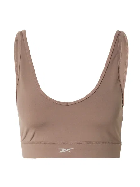 Reebok Športová podprsenka ACTIV COLL DREAMBLEN brokátová / sivá čierna