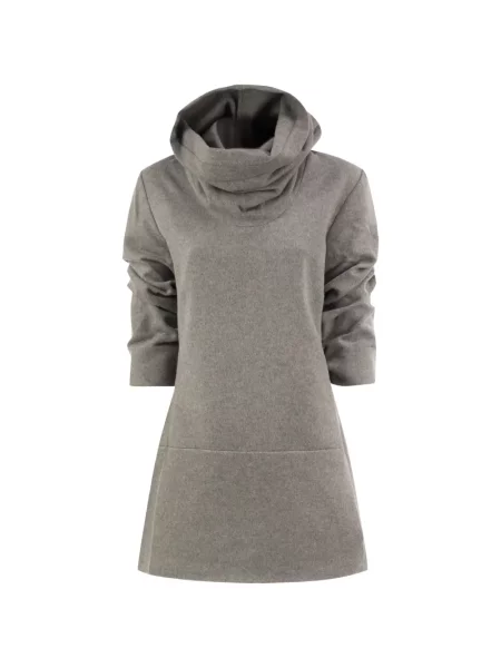Rochie 7 For All Mankind cu glugă gri