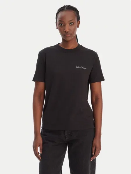 Calvin Klein Jeans T-Shirt μαύρο