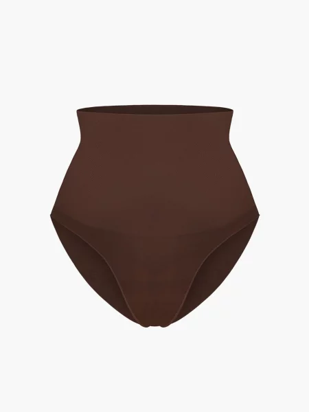Cfab Alakformáló body Shaping-Slip mit hoher Taille' barna