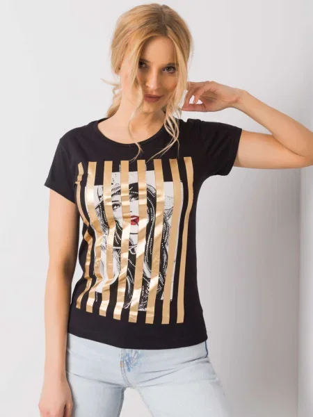Majica Fashionhunters črna