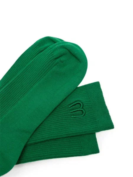 Șosete Maje cu broderie verde