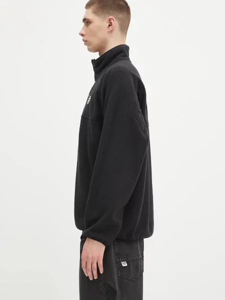 Φλις μπουφάν AAPE Now Crew Neck μαύρο