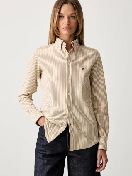 Polo Ralph Lauren cămașă pentru femei din bej