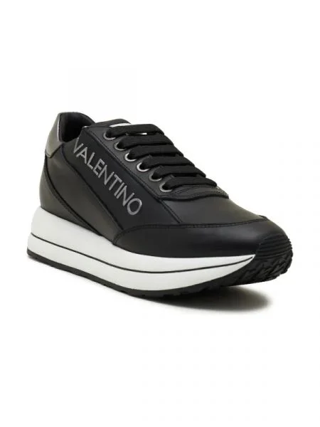 Valentino De piele sneakers negru