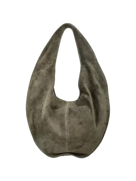 Geanta de piele Maeden din piele verde