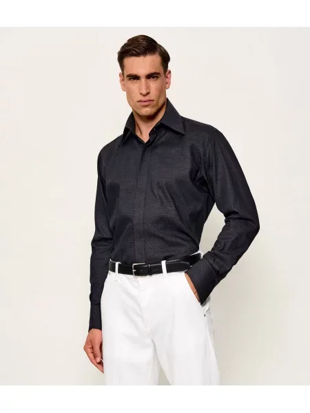 Karl Lagerfeld Cămașă | Modern fit negru