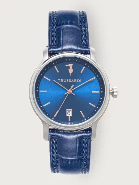 Trussardi ceas pentru bărbați albastru