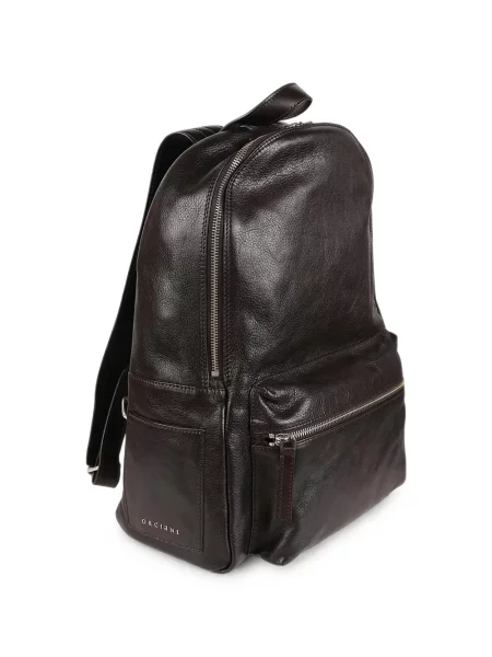 Rucsac Orciani din piele maro