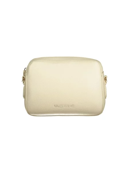 Lniana torebka crossbody Valentino Bags beżowa