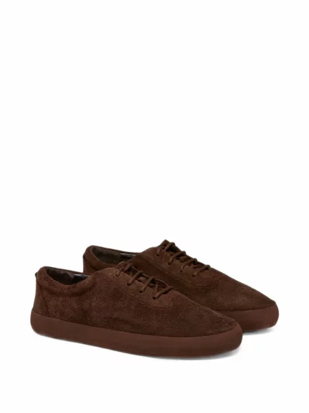 Sneakerși Marsell din piele de căprioară maro