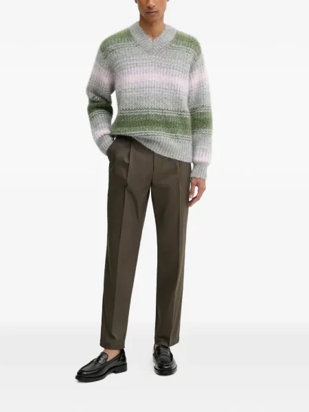 Pantaloni Barena plisate maro