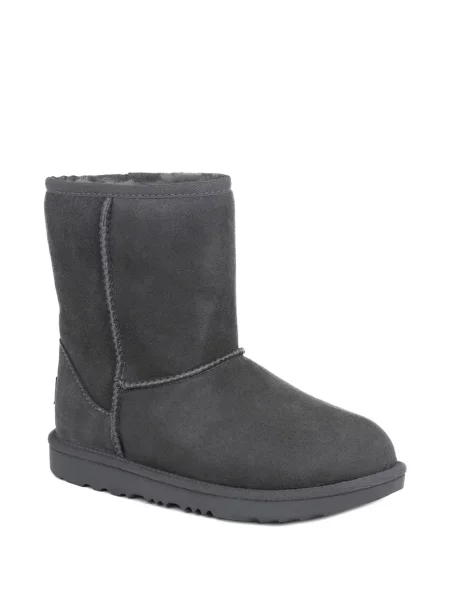 Botine Ugg din piele gri