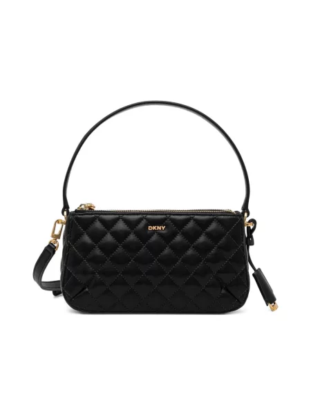 Torebka crossbody Dkny skórzana czarna