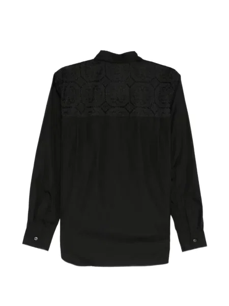 Cămașă Comme Des Garçons din dantelă negru