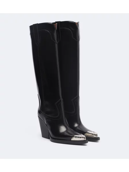 Botine Paris Texas din piele negru