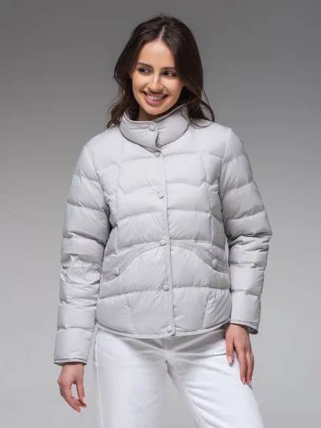 Демисезонная куртка Viva Wear серая