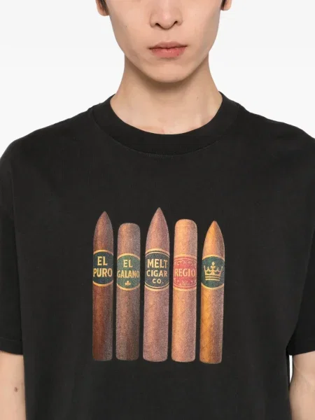 Tricou Melt cu imagine negru