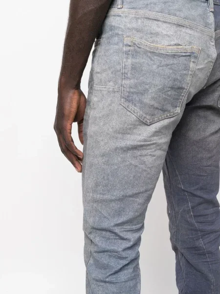 Alacsony derekú skinny farmernadrág Purple Brand kék