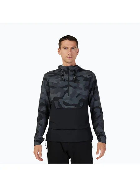 Férfi kerékpáros dzseki Fox Racing Ranger Wind Pullover terepszínű. Méret: XXL fekete