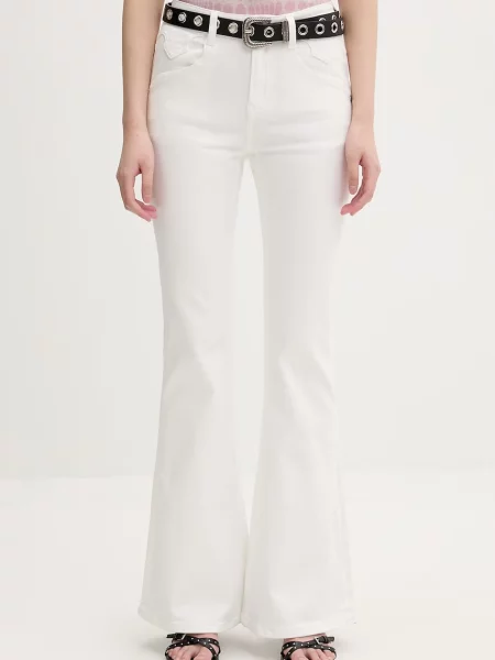 Miss Sixty Jeansy flare białe