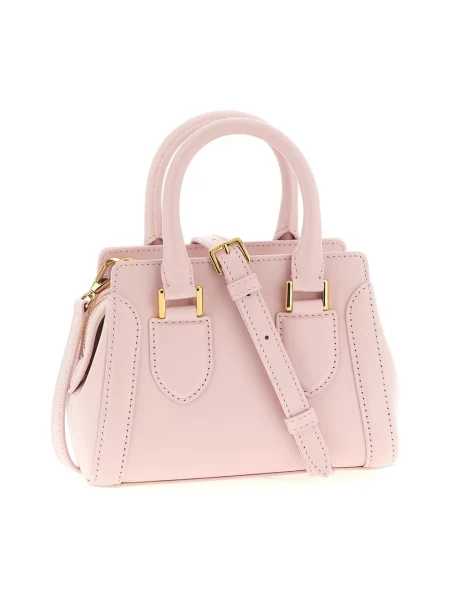 Torebka Alexander Mcqueen skórzana różowa